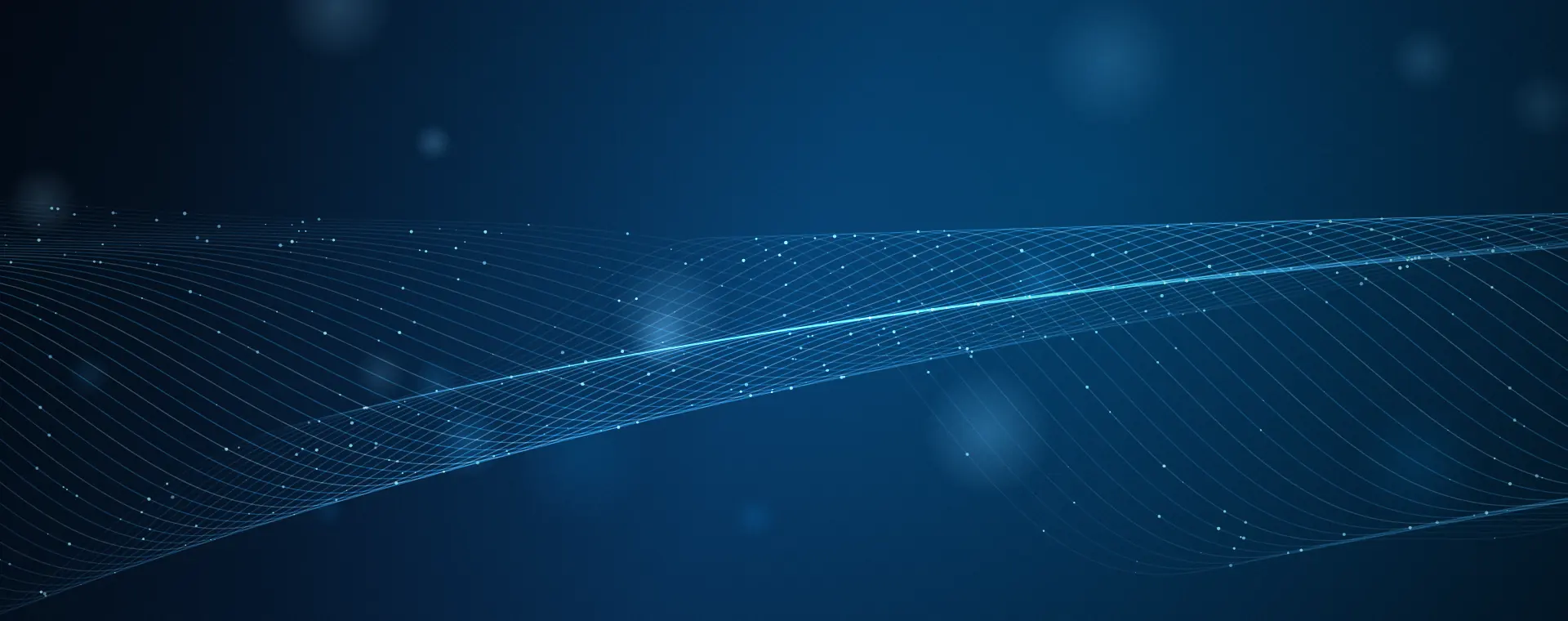Streams of digital data across a dark background